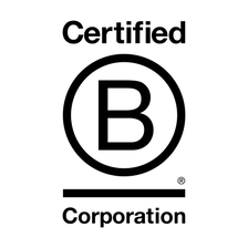 Certified B Corporation logo on a white background